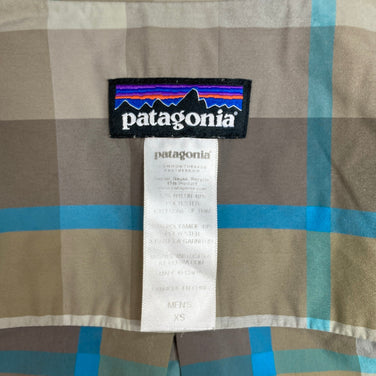 【Men's XS グレー系】 2014 Patagonia ( パタゴニア ) ロングスリーブ ゴーン アゲイン シャツ Long-Sleeved Gone Again Shirt MTEW ナイロン ウェア トップス インナー シャツ ロングスリーブシャツ 化繊
