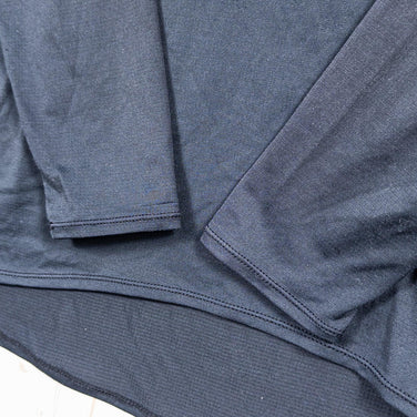 The North Face 男式中号黑色长袖 DRY Crew T 恤，涤纶，圆领，合成面料，尺码 L/S，Z00053056