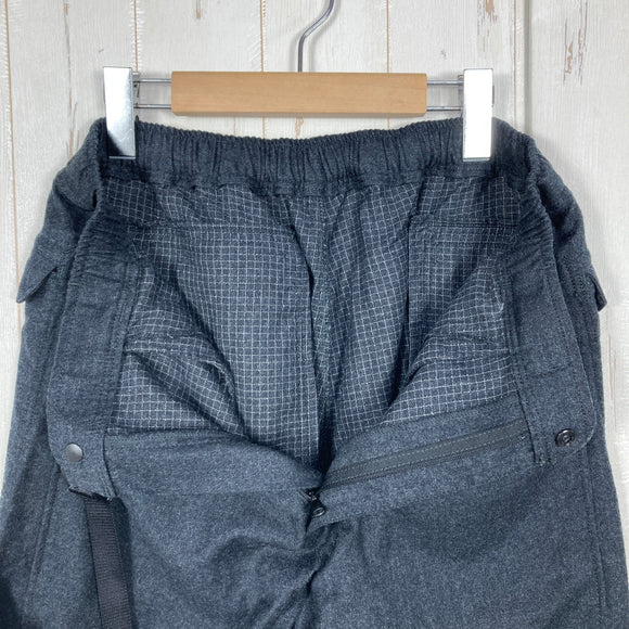 【Men's L ブラック系】 2025 Yamatomichi ( 山と道 ) メリノ ファイブポケット パンツ Merino 5-Pocket Pants Charcoal コーデュラナイロン リップストップ 日本製 メリノウール ウェア ボトムス ロングパンツ