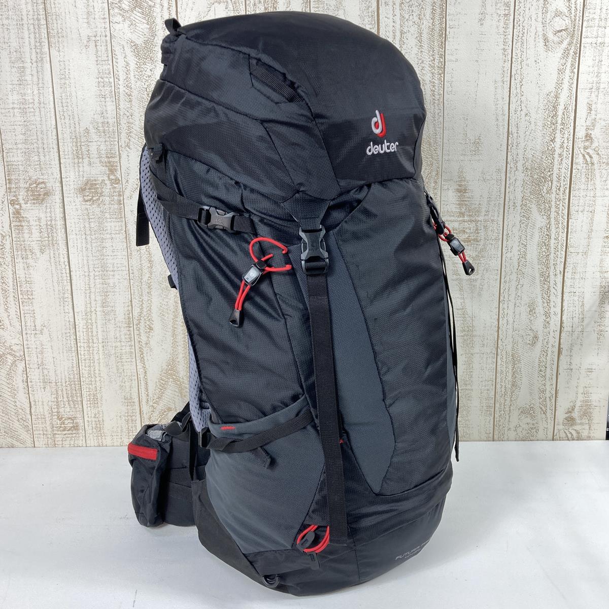 [OneSize 黑色] Deuter Futura Pro 44 El Futura Pro 44 El 背包 D3401918 容量 [30L-54L] 背包包收纳