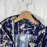 【Unisex M ネイビー系】 Paradice Bay（パラダイスベイ） アロハシャツ レーヨン ウェア トップス インナー シャツ ショートスリーブシャツ  z00055543   ショートスリーブシャツ インナー シャツ トップス ウェア