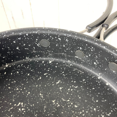 [One Size Black] Evernew Aluminum Frying Pan #18 Marble (Z00054639)