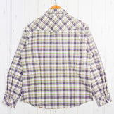 【Women's M パープル系】 Foxfire ( フォックスファイヤー ) SCプレイドシャツ ポリエステル ウェア トップス インナー シャツ ロングスリーブシャツ コットン z00052636 コットン ロングスリーブシャツ インナー シャツ トップス ウェ - 【公式】2ndGEAR（セカンドギア）Webショップ【登山用品・アウトドア用品専門 買取販売店】