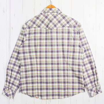 【Women's M パープル系】 Foxfire ( フォックスファイヤー ) SCプレイドシャツ ポリエステル ウェア トップス インナー シャツ ロングスリーブシャツ コットン z00052636 コットン ロングスリーブシャツ インナー シャツ トップス ウェ - 【公式】2ndGEAR（セカンドギア）Webショップ【登山用品・アウトドア用品専門 買取販売店】