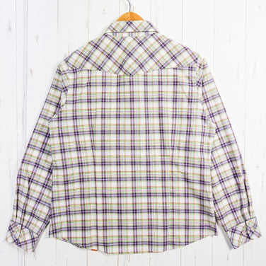 【Women's M パープル系】 Foxfire ( フォックスファイヤー ) SCプレイドシャツ ポリエステル ウェア トップス インナー シャツ ロングスリーブシャツ コットン z00052636 コットン ロングスリーブシャツ インナー シャツ トップス ウェ - 【公式】2ndGEAR（セカンドギア）Webショップ【登山用品・アウトドア用品専門 買取販売店】