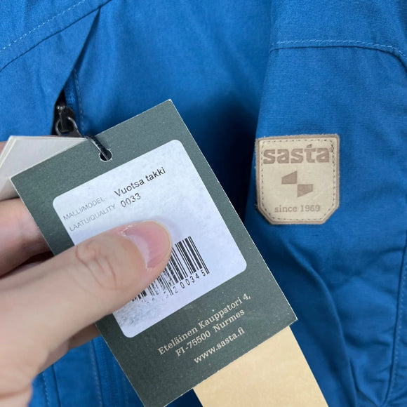 【Men's M ブルー系】 SASTA ( サスタ ) ヴォスタ ジャケット Vuosta Takki 0033 26 Sea Blue z00056176 26 Sea Blue コットン アウター ジャケット トップス ウェア