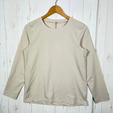 【Women's S グレー系】 Houdini ( フーディニ ) ウィメンズ カバー クルー W's Cover Crew 158694 FOGGY MOUNTAIN z00055967 FOGGY MOUNTAIN 化繊 ロングスリーブTシャツ クルーネック イ