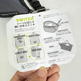 [One Size, Gray] Paago Works Switch M Nylon Bag Storage Sacoche Pouch z00057892 Sacoche Pouch Bag Storage