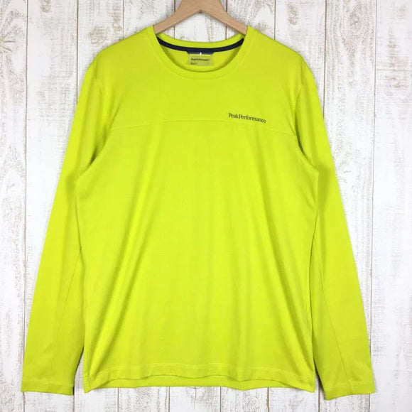 【Men's M グリーン系】Peak Performance ( ピークパフォーマンス ) ベイリー ロングスリーブ Baily Long Sleeve Tシャツ G59964001 Men's 化繊 ロングスリーブTシャツ クルーネック インナー シャツ トップス ウェア - 【公式】2ndGEAR（セカンドギア）Webショップ【登山用品・アウトドア用品専門 買取販売店】