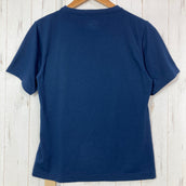 【Women's S ネイビー系】 Foxfire ( フォックスファイヤー ) Cシールド ライチョウ ティー ポリエステル ウェア トップス インナー シャツ ショートスリーブTシャツ クルーネック 化繊 z00059228 化繊 ショートスリーブTシャツ クルー