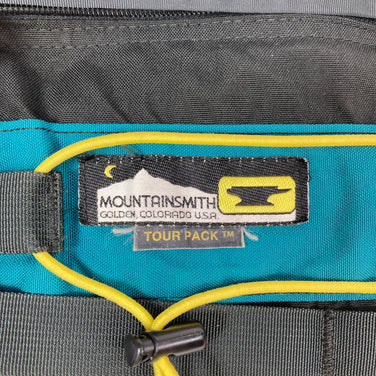 【OneSize グリーン系】 1995 Mountain Smith ( マウンテンスミス ) ツアーパック Tour Pack ビンテージ オリジナル 入手困難 旧タグ 白山タグ コーデュラナイロン製 アメリカ製 バッグ ストレージ ウエストバッグ ヒップパック