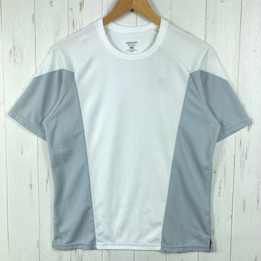 【Men's S ホワイト系】 2005 Patagonia ( パタゴニア ) キャプリーン ショートスリーブ ティー Caplene Short Sleeve Tee ポリエステル ウェア トップス インナー シャツ ショートスリーブTシャツ クルーネック 化繊