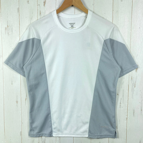 【Men's S ホワイト系】 2005 Patagonia ( パタゴニア ) キャプリーン ショートスリーブ ティー Caplene Short Sleeve Tee ポリエステル ウェア トップス インナー シャツ ショートスリーブTシャツ クルーネック 化繊