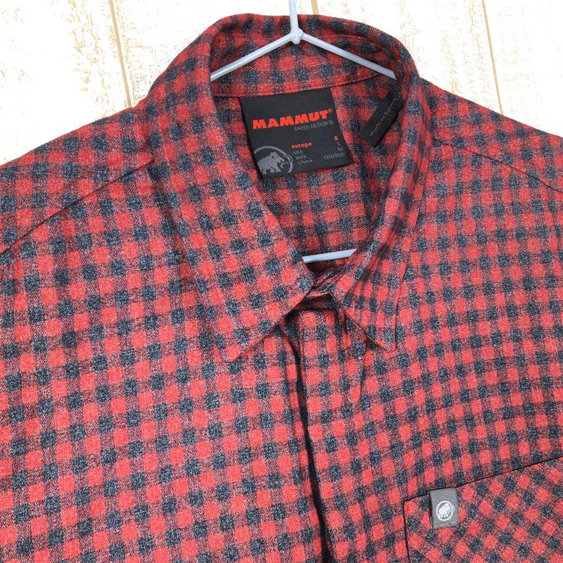 【Men's S レッド系】 Mammut ( マムート ) ウィンター ロングスリーブ シャツ Winter Longsleeve Shirt 1015-00520 Men's  化繊 ロングスリーブシャツ インナー シャツ トップス ウェア