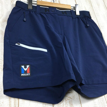 【Women's L ネイビー系】 Millet ( ミレー ) トリロジー コーデュラ ショーツ ウィメンズ Trilogy Codura Short W ソフトシェル MIV8977 Women's 7317 Saphir ソフトシェル ショーツ ショートパンツ ボ - 【公式】2ndGEAR（セカンドギア）Webショップ【登山用品・アウトドア用品専門 買取販売店】