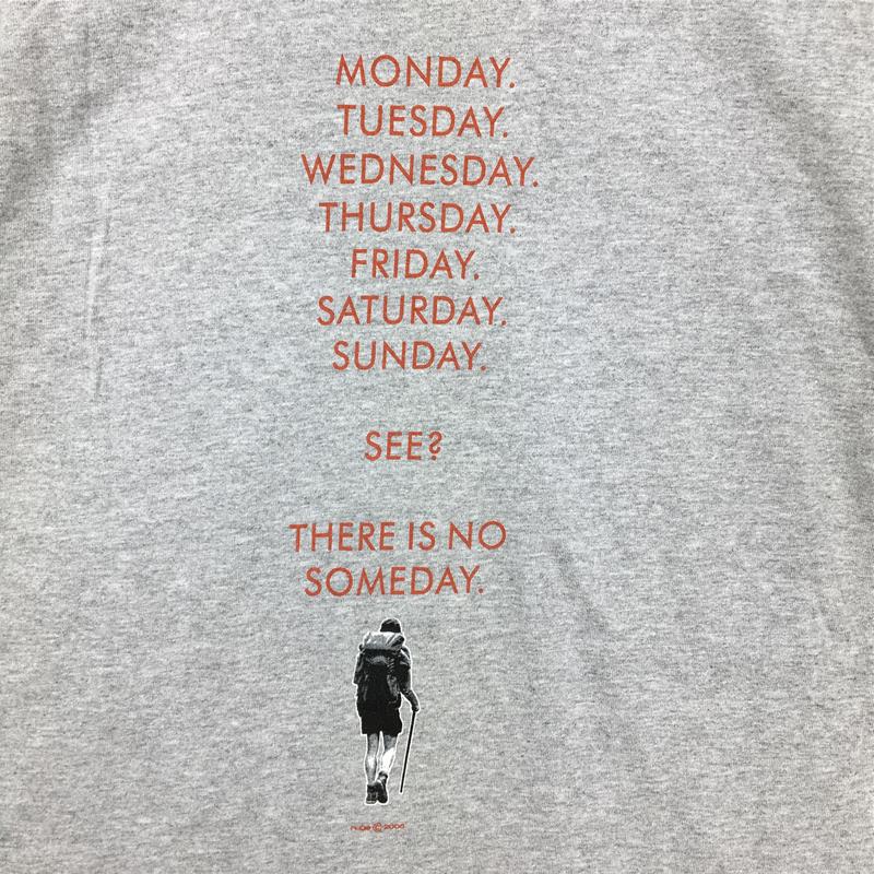 【Men's M グレー系】 There Is No Someday ハイカー Tシャツ International Men's  コットン ショートスリーブTシャツ クルーネック インナー シャツ トップス ウェア