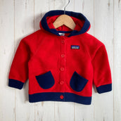 【Baby's 18M レッド系】 2014 Patagonia ( パタゴニア ) スワーリー トップ ジャケット Swirly Top Jacklet ポリエステル ウェア トップス アウター ジャケット フリース z00058080 フリース アウター ジャケッ