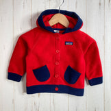 【Baby's 18M レッド系】 2014 Patagonia ( パタゴニア ) スワーリー トップ ジャケット Swirly Top Jacklet ポリエステル ウェア トップス アウター ジャケット フリース z00058080  フリース アウター ジャケッ