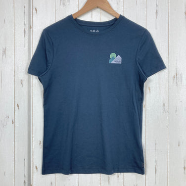 【Women's 8 ブラック系】 Rab ( ラブ ) トゥク ビスタ ティー Tuku Vista Tee QCC-17 Beluga z00058279 Beluga コットン ショートスリーブTシャツ クルーネック インナー シャツ トップス ウェア