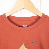 【Men's S オレンジ系】 Millet ( ミレー ) アドベンチャー ハウス Tシャツ Adventure House TShirt ポリエステル MIV01936 Men's ショートスリーブTシャツ クルーネック インナー シャツ トップス ウェア - 【公式】2ndGEAR（セカンドギア）Webショップ【登山用品・アウトドア用品専門 買取販売店】