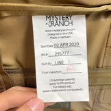 均码米色Mystery Ranch Coyote Road Sling尼龙收纳背包，容量55L-79L（z00052721）