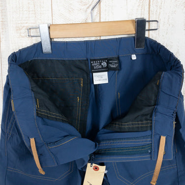 【Men's M ブルー系】 Mountain Hardwear ( マウンテンハードウェア ) ソフトシェル クロップド パンツ Softshell Cropped Pants ナイロン OE0863 Men's ソフトシェル ショーツ ショートパンツ ボトム - 【公式】2ndGEAR（セカンドギア）Webショップ【登山用品・アウトドア用品専門 買取販売店】