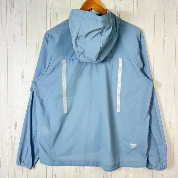 【Unisex L ブルー系】 Paper Sky Wear ( ペーパースカイ ウェア ) ウィンド シェル フーディー WIND SHELL HOODIE Blue Gray ナイロン ウェア トップス アウター ジャケット ソフトシェル z00053702 B