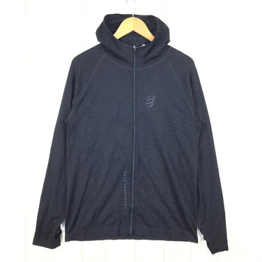 【Men's M ブラック系】 Compressport ( コンプレスポーツ ) 3D サーモ シームレス フーディ ジップ ブラックエディション 2020 リミテッドエディション International Men's 化繊 フーディ インナー シャツ トップ - 【公式】2ndGEAR（セカンドギア）Webショップ【登山用品・アウトドア用品専門 買取販売店】