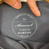 【Men's M ブラック系】 Answer4 ( アンサーフォー ) ULTRA LUNCH×Answer4: Tee 生産終了モデル 入手困難 ポリエステル ウェア トップス インナー シャツ ショートスリーブTシャツ クルーネック 化繊 z00057148