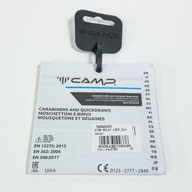 [均码 灰色] Camp Atom Belay Lock 青铜色登山扣 攀岩装备 z00051461 青铜色攀岩装备