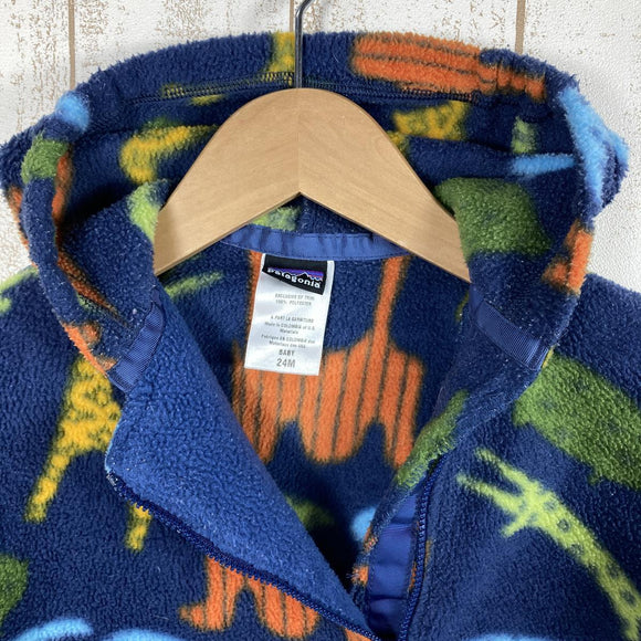 【Baby's 24M ネイビー系】 Patagonia ( パタゴニア ) ベビー シンチラ バンティング Baby Synchilla Bunting フリース カバーオール ロンパース おくるみ アニマル柄 60118 International Baby's - 【公式】2ndGEAR（セカンドギア）Webショップ【登山用品・アウトドア用品専門 買取販売店】