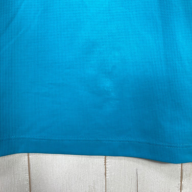 【Women's S ブルー系】 Montura ( モンチュラ ) ヘイド ジップ Tシャツ ウーマン Hade Zip T-Shirt Woman Deltapeak 速乾 UVカット ハーフジップ ナイロン ウェア トップス インナー シャツ ショートスリーブシ
