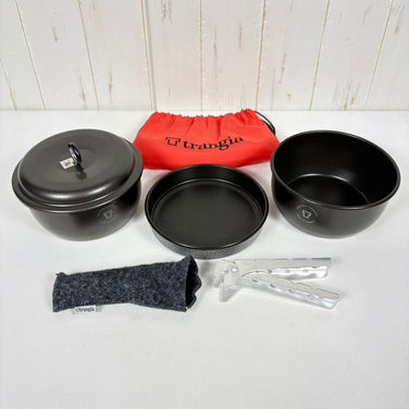 【OneSize ブラック系】 Trangia ( トランギア ) ツンドラ 3 ミニ ブラック バージョン TUNDRA 3 mini Black Version アルミ クックウェア クッカー コッフェル z00054934  クッカー コッフェル クックウェア