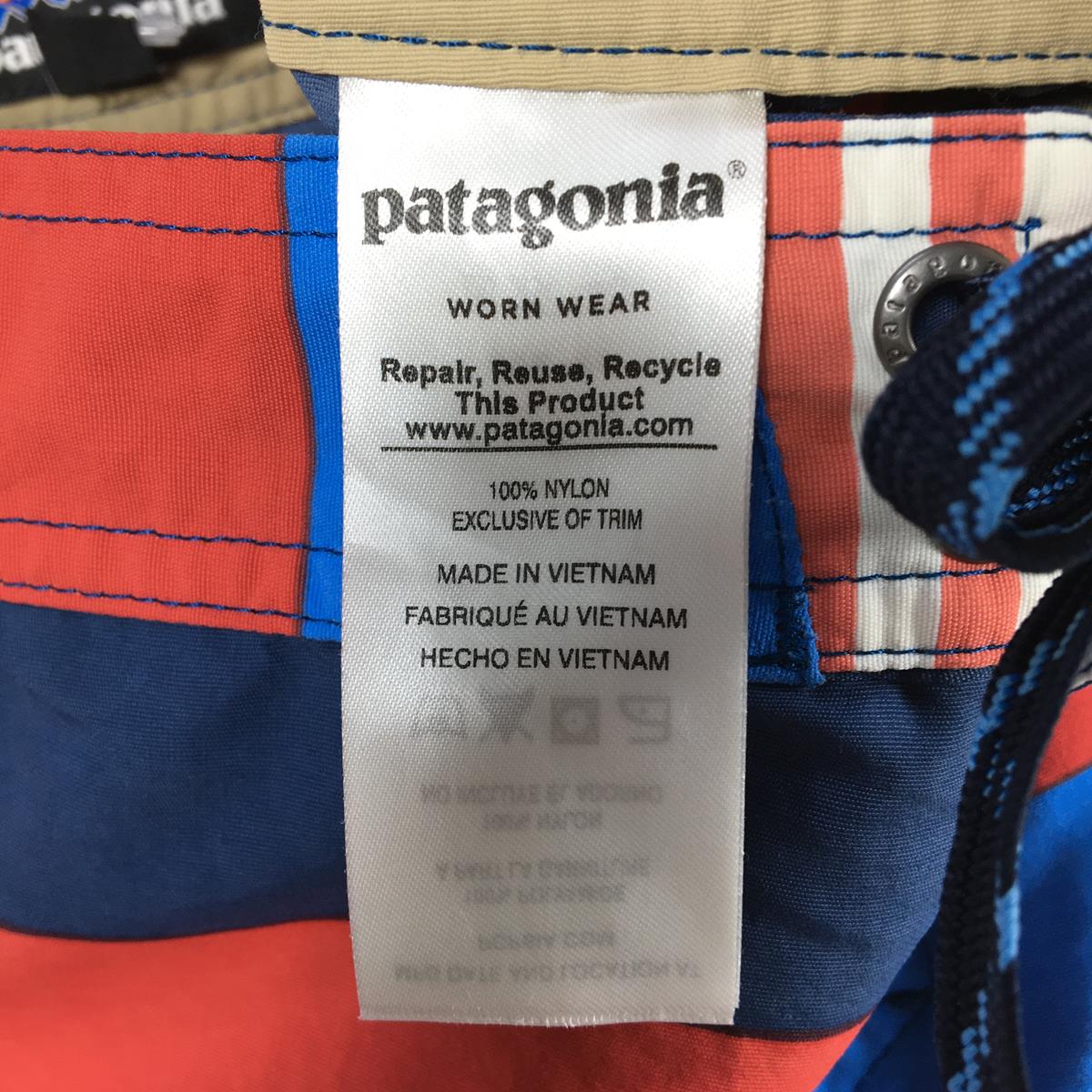 【Men's 34 ブルー系】 Patagonia ( パタゴニア ) ウェーブフェアラー ボード ショーツ 53Cm Wavefarer Board Shorts 21Inch 86631 International Men's  化繊 ショーツ ショートパンツ