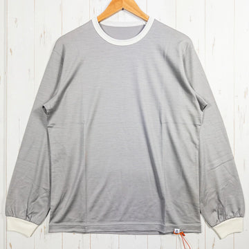 【Men's S グレー系】 Ridge Mountain Gear ( リッジマウンテンギア ) アンワインド メリノ ティー ロングスリーブ Unwind Merino Tee Long Sleeve Warm Pebble メリノウール ウェア トップス イ - 【公式】2ndGEAR（セカンドギア）Webショップ【登山用品・アウトドア用品専門 買取販売店】