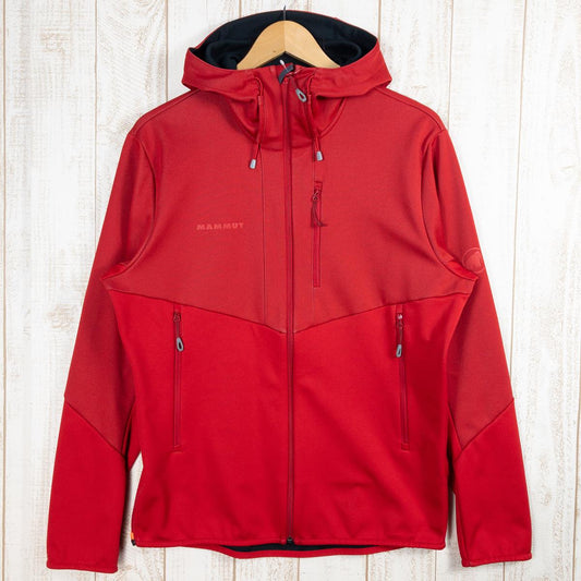 【Men's M レッド系】 Mammut ( マムート ) アルティメイト シックス ソフトシェル フーデッド ジャケット アジアンフィット Ultimate Vi So Hooded Jacket Af ソフトシェル 1011-01400 Men's Magm