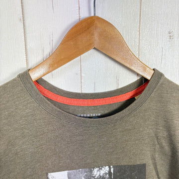 【Men's S グリーン系】 Mountain Hardwear ( マウンテンハードウェア ) コットン ショートスリーブ ティー Cotton Short Sleeve Tee			 ウェア トップス インナー シャツ ショートスリーブTシャツ クルーネック - 0