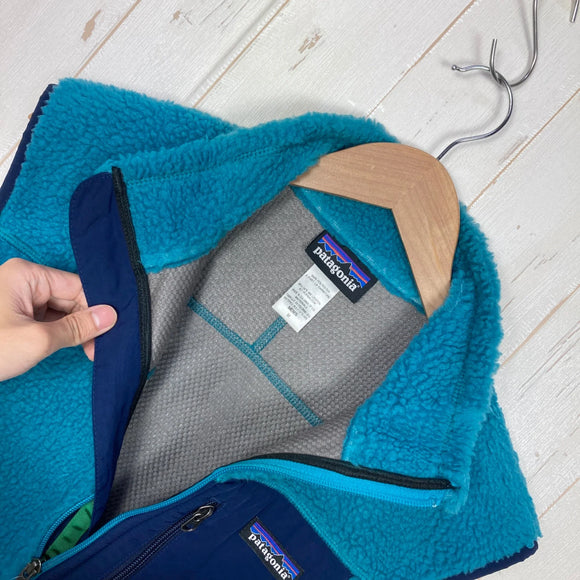 【Men's M ブルー系】 2014 Patagonia ( パタゴニア ) クラシック レトロ エックス ベスト Classic Retro-X Vest TBGB / トバゴブルー ポリエステル ウェア トップス ベスト フリース z00056675 TBG