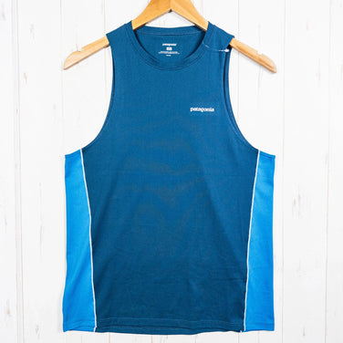 Men's XS Blue 2012 Patagonia Air Flow Tank Polyester Clothing Top Undershirt Sleeveless Shirt z00052969