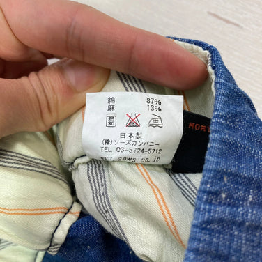 【男式 L 蓝色系】Wildthings (Wildthings) 牛仔布 登山 七分裤 短裤 停产型号 稀有 KATO`（KATO）联名 棉 衣服 下装 长裤 棉 z00057277