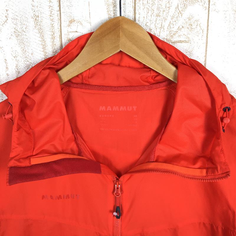 【Men's XS オレンジ系】 Mammut ( マムート ) グライダー ジャケット Glider Jacket ウィンドシェル フーディ 1012-00210 Men's  ウィンドシェル アウター ジャケット トップス ウェア