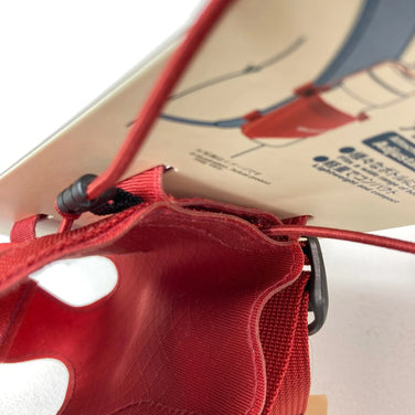 One Size Red Montbell Adjustable Bottle Holder DRD Nylon Bag Storage Bottle Holder z00053187 DRD Bottle Holder Bag Storage