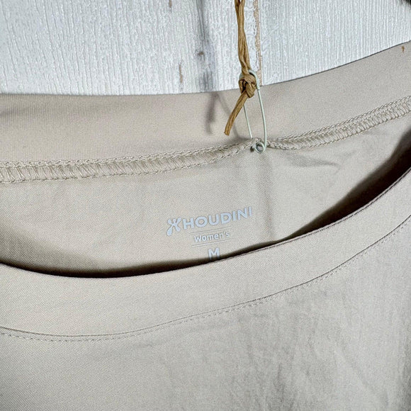 【Women's M グレー系】 Houdini ( フーディニ ) ウィメンズ カバー ティー W's Cover Tee 840016 FOGGY MOUNTAIN z00055974 FOGGY MOUNTAIN 化繊 ショートスリーブTシャツ クルーネック イ