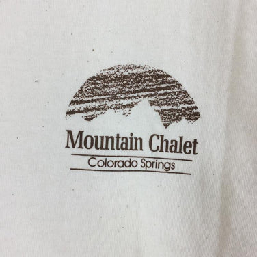【Men's M アイボリー系】 マウンテンシャレー Mountain Chalet オリジナル Tシャツ 希少なアウトドアTシャツ International Men's 化繊 ショートスリーブTシャツ クルーネック インナー シャツ トップス ウェア - 【公式】2ndGEAR（セカンドギア）Webショップ【登山用品・アウトドア用品専門 買取販売店】