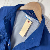 【Men's L ブルー系】 Columbia ( コロンビア ) バハマ 2 ロングスリーブ シャツ Bahama II L S Shirt PFGシリーズ ナイロン ウェア トップス インナー シャツ ロングスリーブシャツ 化繊 z00059486  化繊 ロ