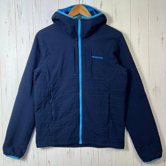 【Men's XS ネイビー系】 2015 Patagonia ( パタゴニア ) ナノエア フーディ Nano-Air Hoody NVYB / ネイビーブルー アクティブインサレーション ウェア トップス アウター ジャケット 化繊インサレーション z000550