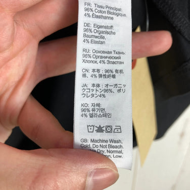 Black Diamond 男士短袖登山装备 T 恤 (SS) - 有机棉，L 码，黑色。