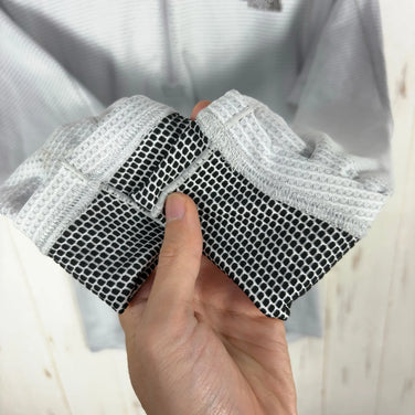 The North Face Women's Small Gray Long Sleeve FlashDry Zip Up (L/S) Polyester Top/Inner Shirt, Synthetic Fiber (z000556)