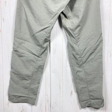 男士 L 码绿色 Yamatomichi（山道）5 口袋裤，鼠尾草灰尼龙，长裤，z00053999。