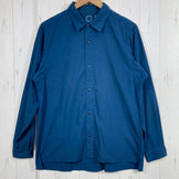 【Unisex M ネイビー系】 Yamatomichi ( 山と道 ) バンブー シャツ Bamboo Shir Indigo レーヨン ウェア トップス インナー シャツ ロングスリーブシャツ 化繊 z00058594 Indigo 化繊 ロングスリーブシャツ イ